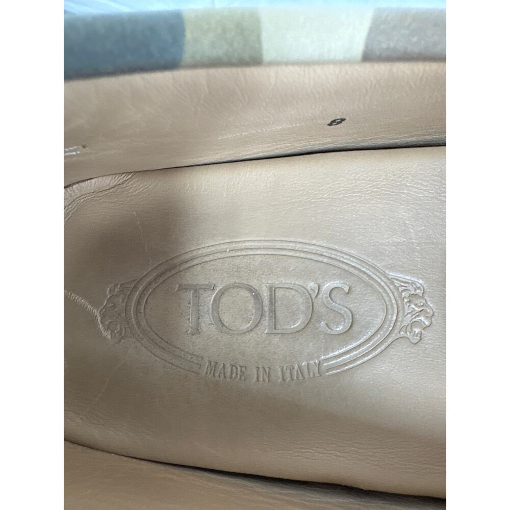 TOD'S Gommino Driving Shoes, Men's Size 8, Camo - Picture 14 of 15